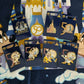 *7 Pin Set* 2021 Disney World Park 50th Anniversary Cinderella Castle Passholder