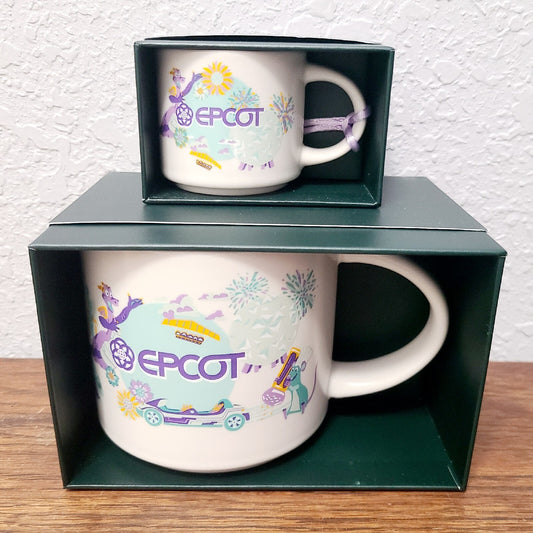 *EPCOT Mug & Ornament Set* 2024 Disney Park Starbucks Discovery Figment Coffee