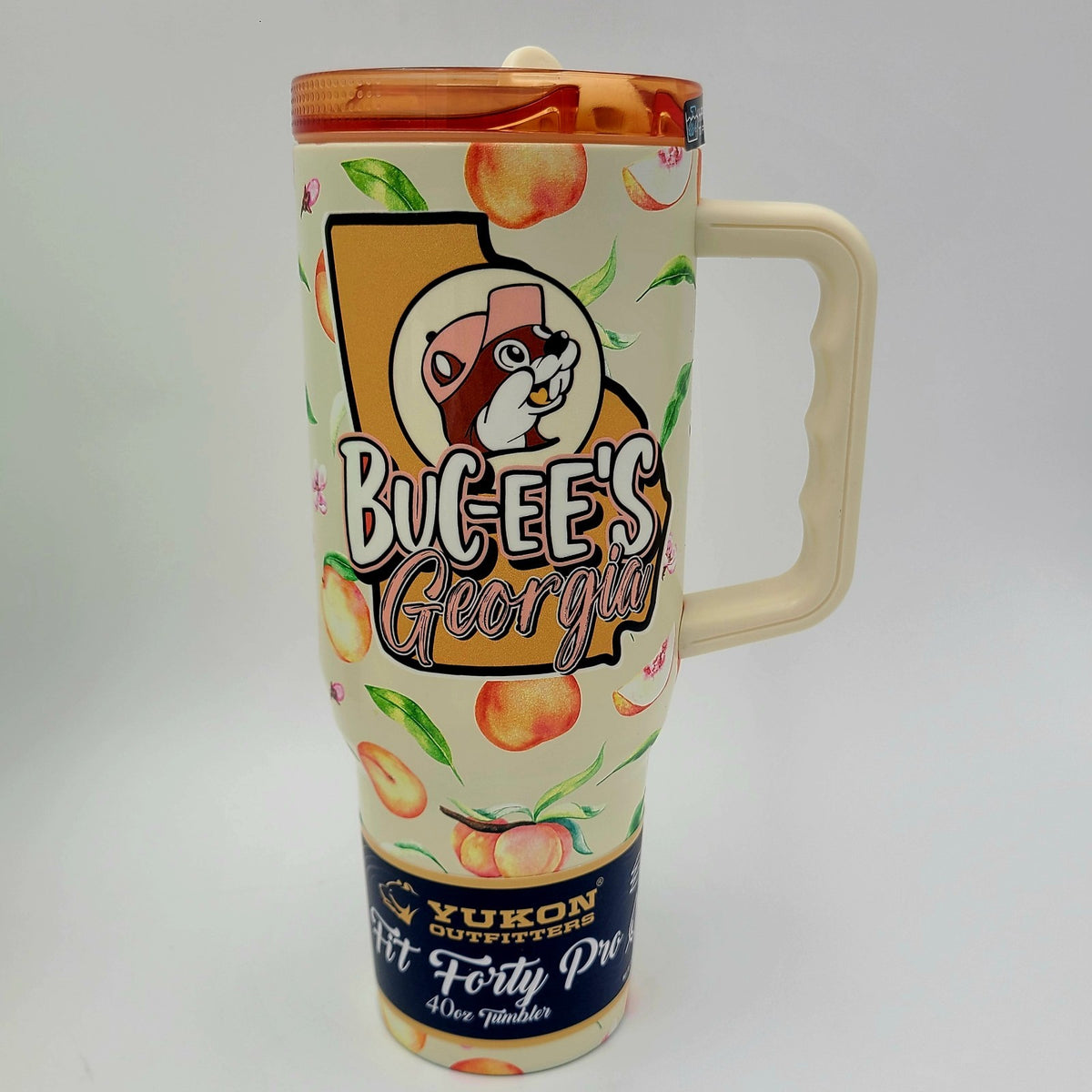 2026 Buc-ee’s Georgia Peach Tumbler 40oz Yukon Outfitters Stainless Steel Bucees