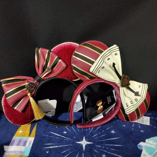 Disney Loungefly Hollywood Tower Hotel HTH Tower Of Terror Minnie Ears Headband