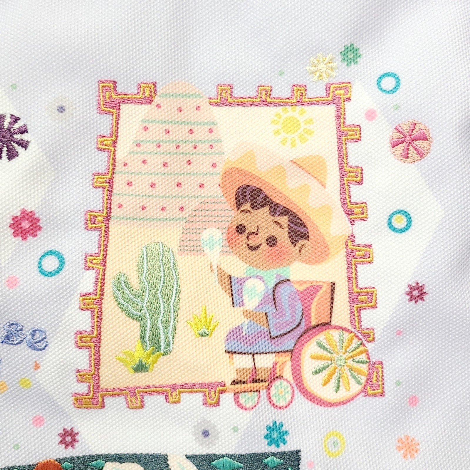 2026 Walt Disney World Parks It’s A Small World Collection Canvas Tote Bag New