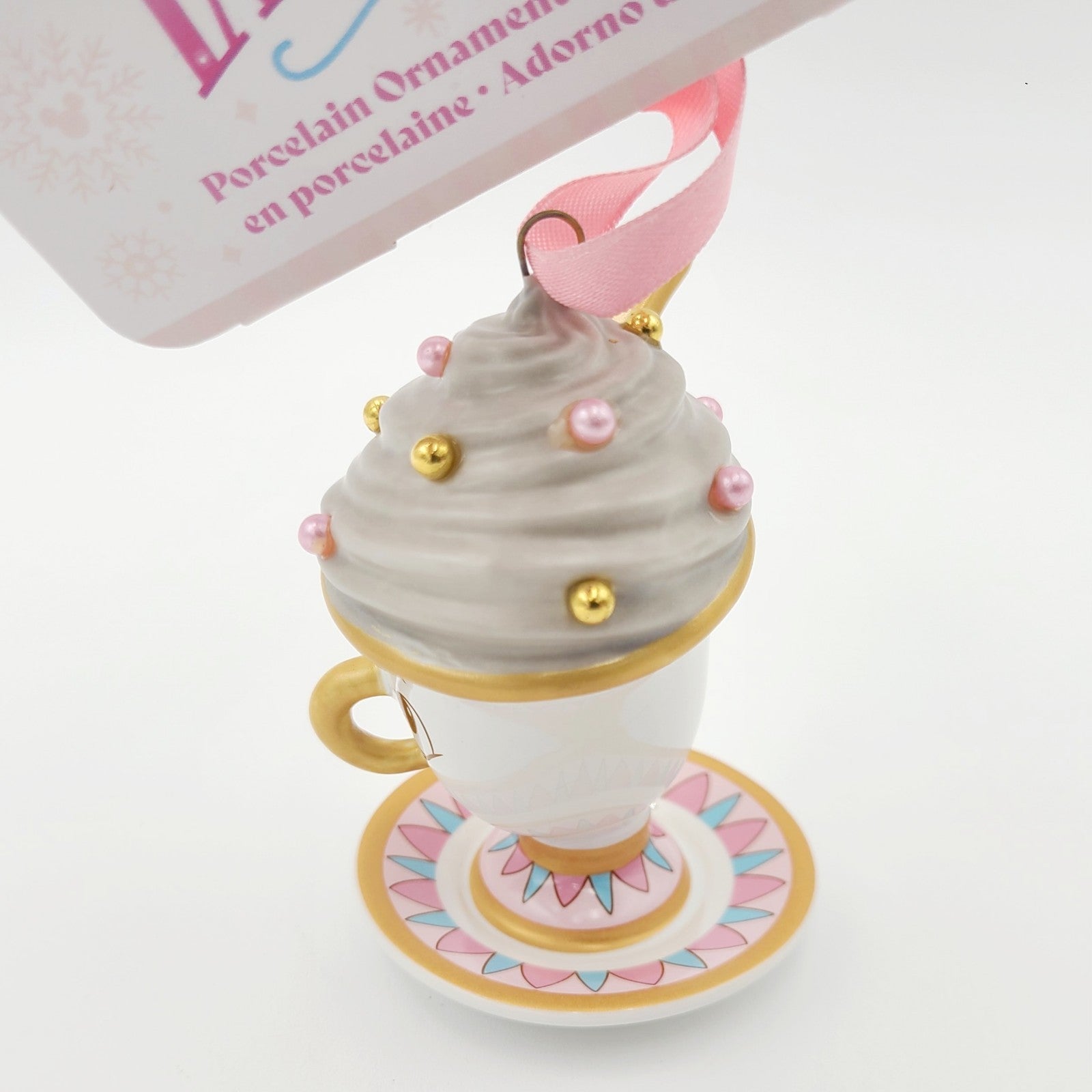 2025 Disney Parks Sugarplum Fairytale Beauty & The Beast Chip Cup Ornament New