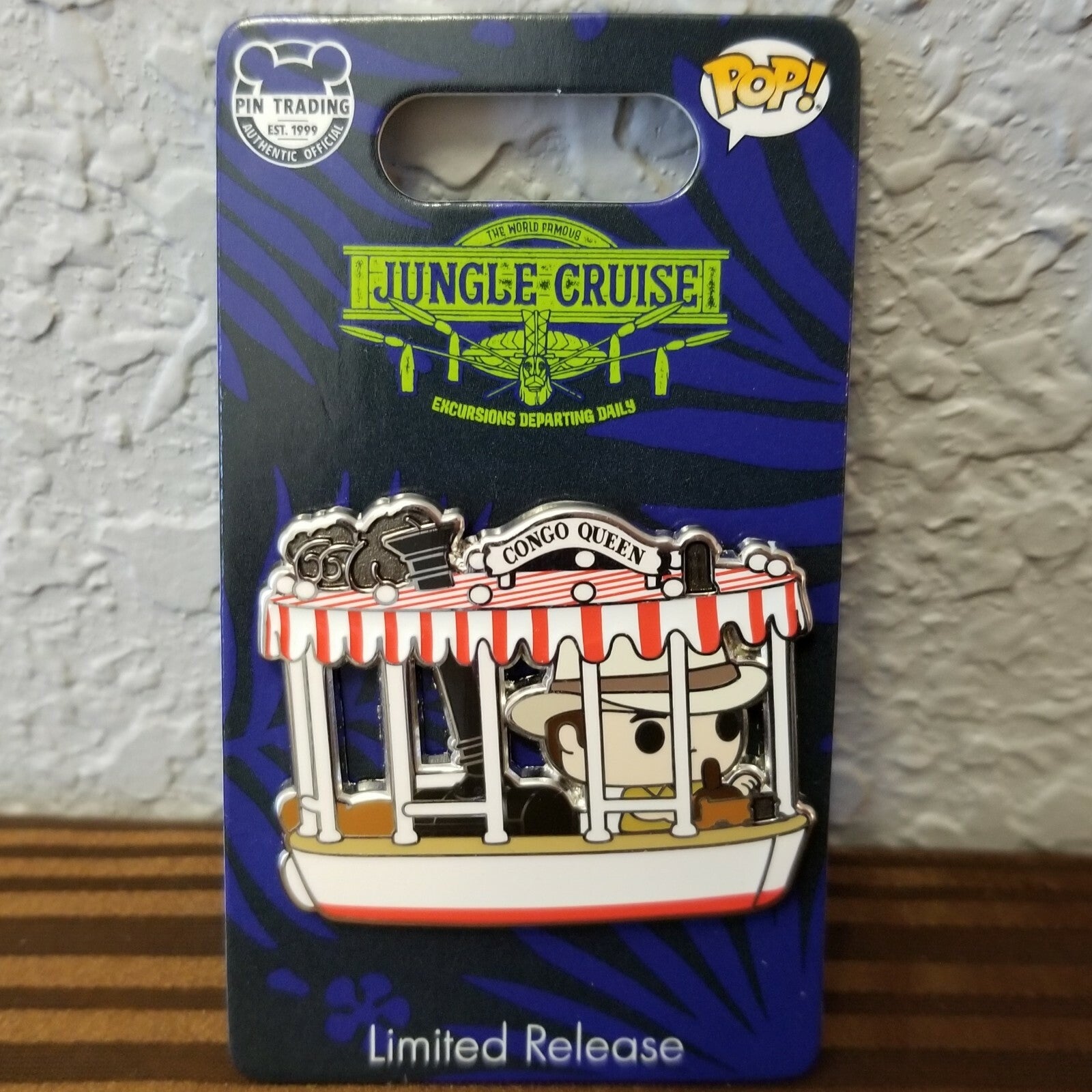 Disney Park 2020 Jungle Cruise Skipper Live Action Pop Funko Pin Limited Release
