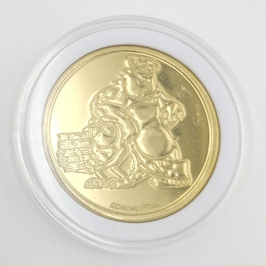 *Mike Sully Coin* Walt Disney World Parks Golden Color Metal Medallion Monsters