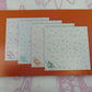 *Napkins Set of 4* Walt Disney World Icons Park Maps & Brochures Fantasyland NEW