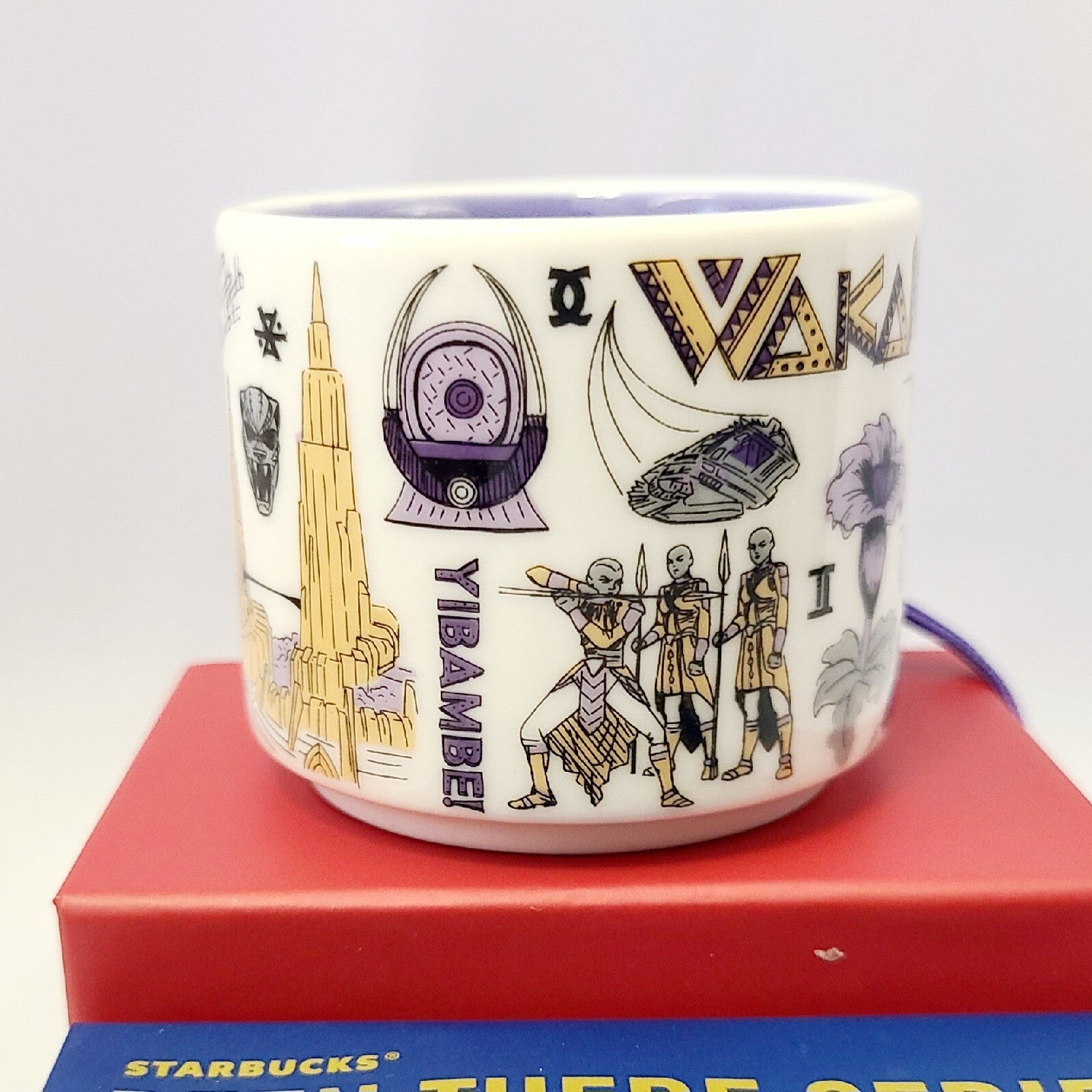 Disney Parks Starbucks Been There Black Panther Wakanda Forever ORNAMENT 2oz Mug