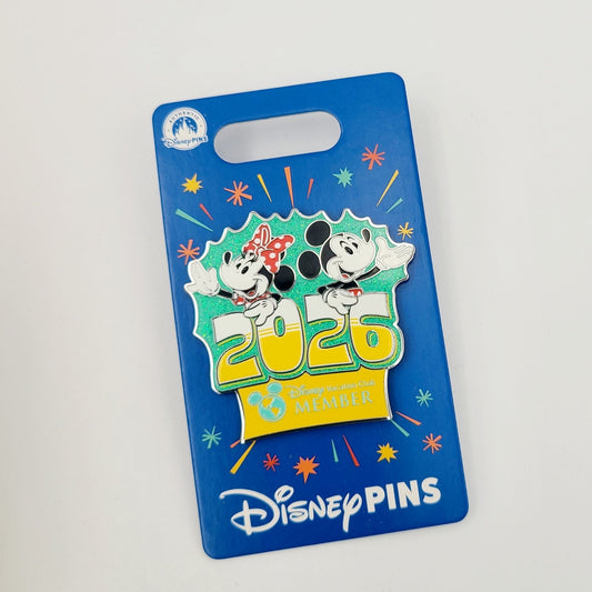 *2026 DVC Pin* Disney Parks Mickey & Minnie Mouse Disney Vacation Club Member
