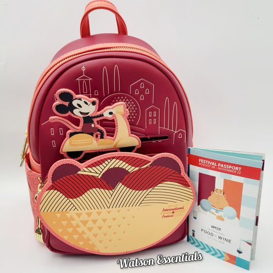 *MOVING Mickey* 2025 Disney Parks EPCOT Food & Wine Festival Longefly Backpack