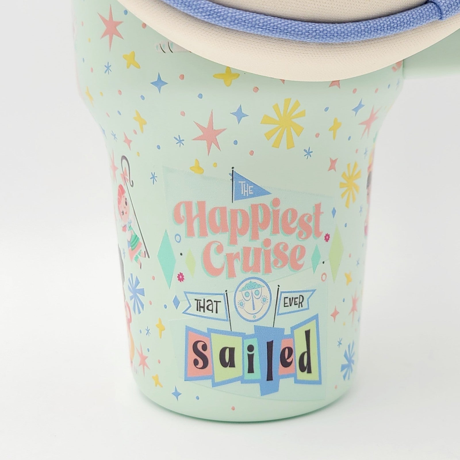 2026 Walt Disney World Park WDW It's A Small World Tumbler Zipper Pouch & Topper