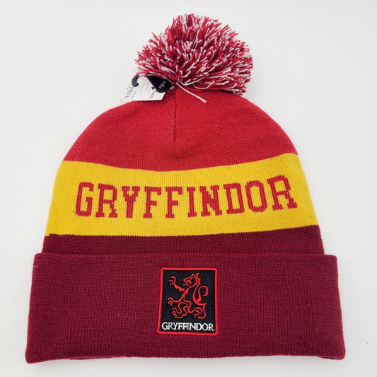 Wizarding World Of Harry Potter Gryffindor Knit Beanie Hat Cosplay Universal NEW
