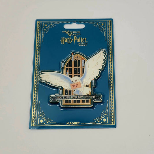 *Magnet* Universal Studios Harry Potter Snowy Owl Waiting For My Letter NEW