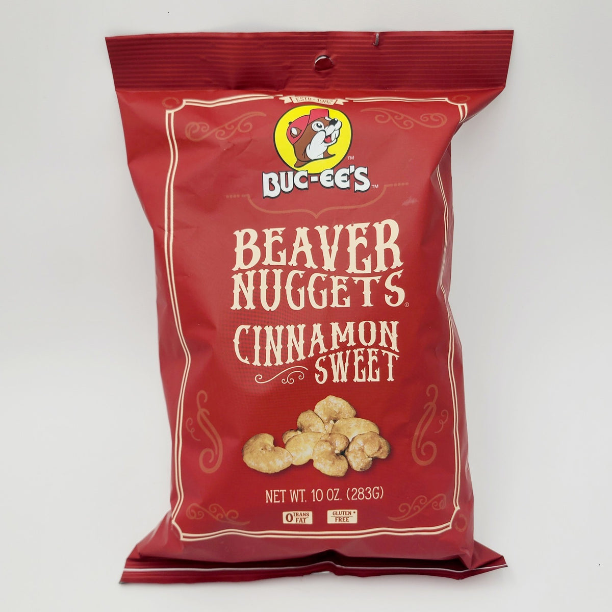 Buc-ee's Cinnamon Sweet Beaver Nuggets-Crunchy Puffs, Rich Cinnamon Sugar Flavor
