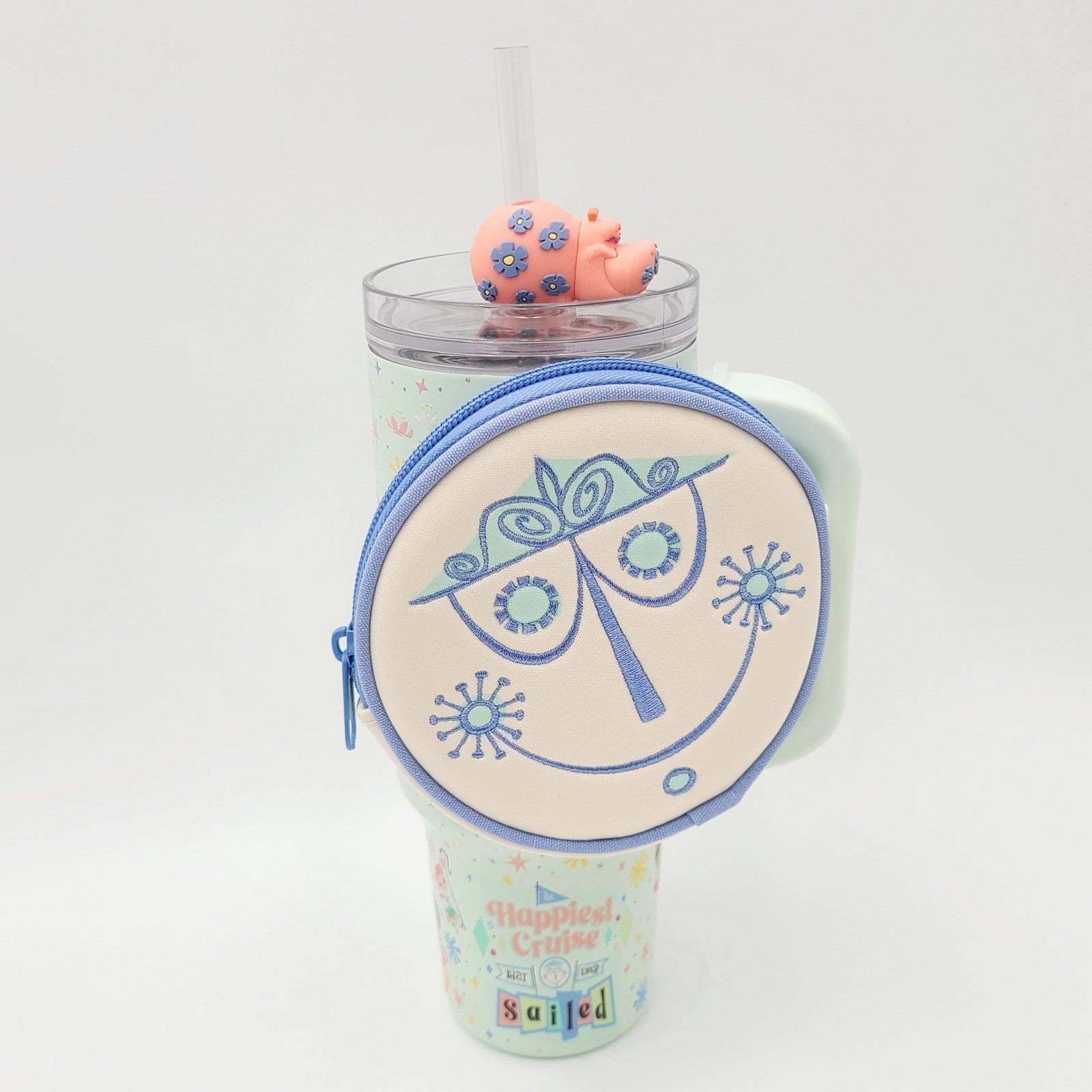 2026 Walt Disney World Park WDW It's A Small World Tumbler Zipper Pouch & Topper