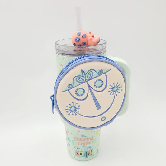 2026 Walt Disney World Park WDW It's A Small World Tumbler Zipper Pouch & Topper