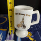 2021 Disney Parks WDW 50th Anniversary Cinderella Castle Vault Footed White Mug