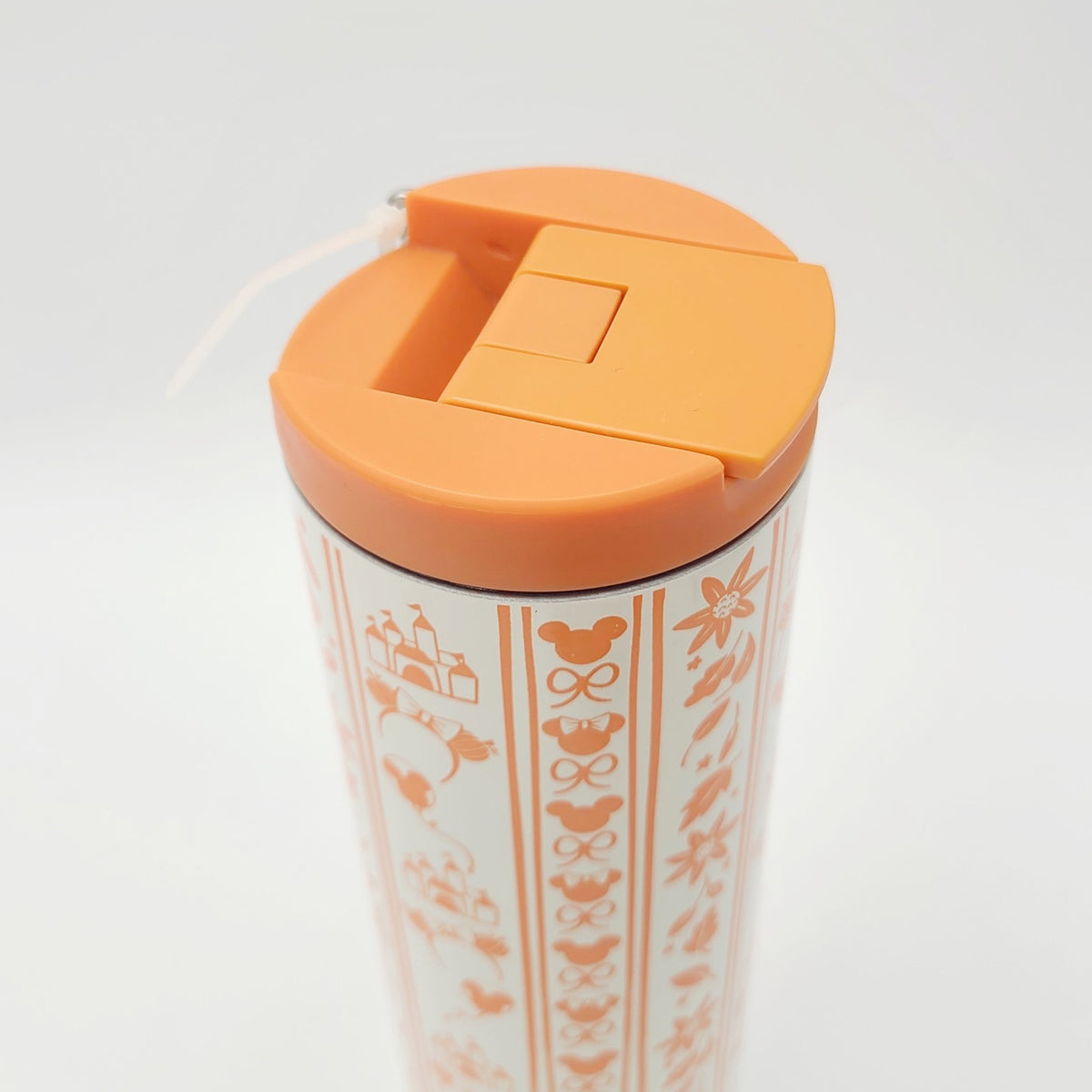 2026 Disney Parks Fall Starbucks Pumpkin Steel Tumbler Bottle Lid Spout Keychain