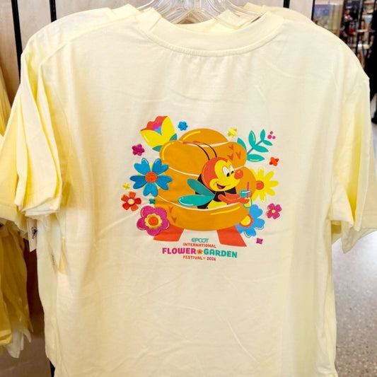 LARGE Disney Parks 2026 WDW Flower & Garden Festival Spike The Bee Shirt NEW