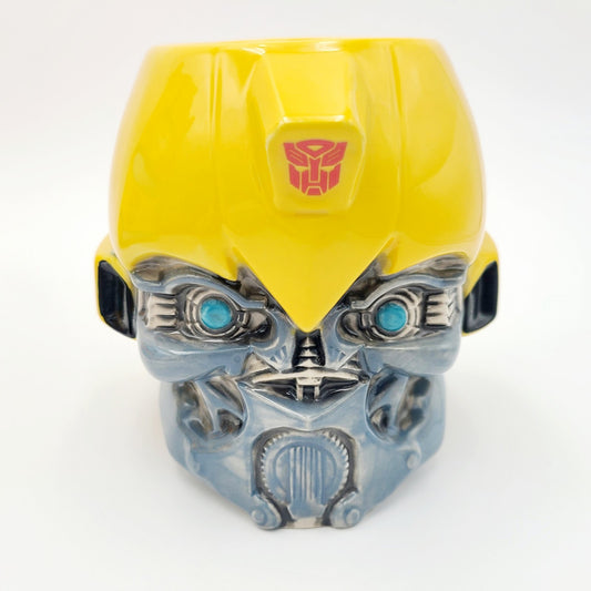 2025 Universal Studios Park Bumblebee Sculpted Head Coffee Mug Transformers NEW