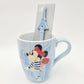 NEW Walt Disney World Parks EPCOT France French Minnie Mouse Paris Mug & Spoon