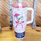 Buc-ee's 2026 Yukon 40oz Pink Christmas Tumbler Beaver With Santa Hat Bucees NEW