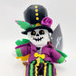 (1) Universal Studios 2026 Mardi Gras Baron Tonton Skeleton Shoulder Pal Plush