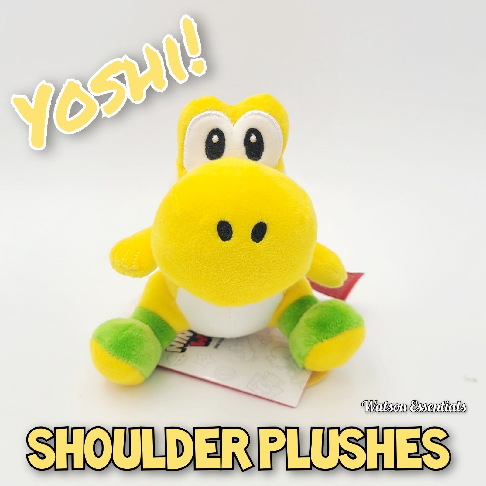 Set of 5 EPIC Universal Studios Super Nintendo World Yoshi Shoulder Magnet Plush
