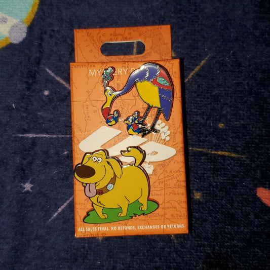 *2 Pin Set* 2021 Disney Parks Pixar UP Mystery Box Dug the Dog & Kevin Bird