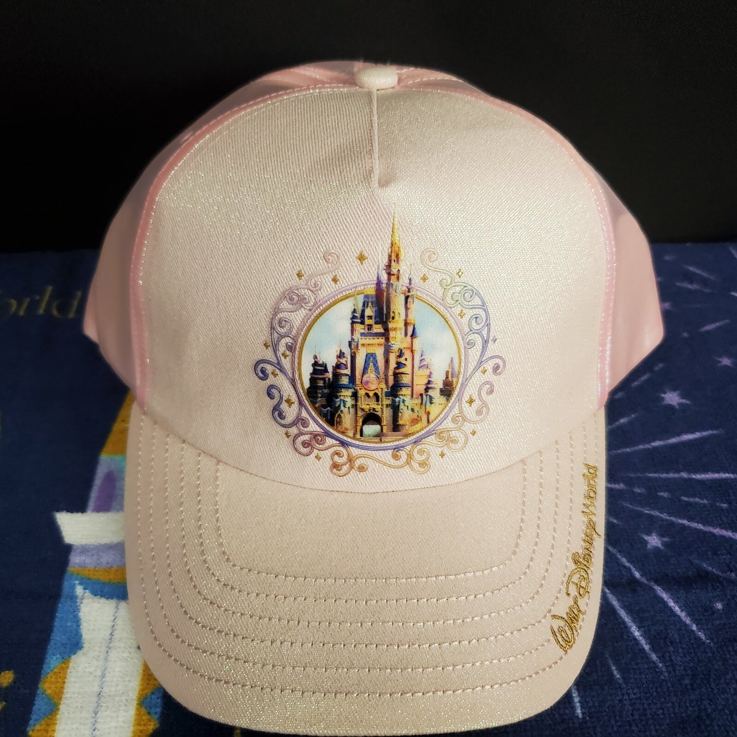 2021 Walt Disney World 50th Anniversary Castle Collection Pink Adult Hat New