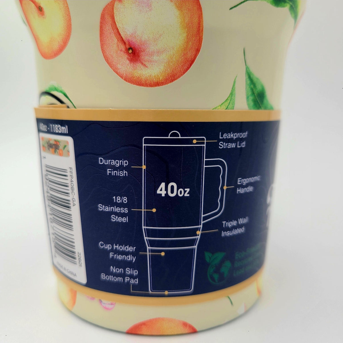2026 Buc-ee’s Georgia Peach Tumbler 40oz Yukon Outfitters Stainless Steel Bucees