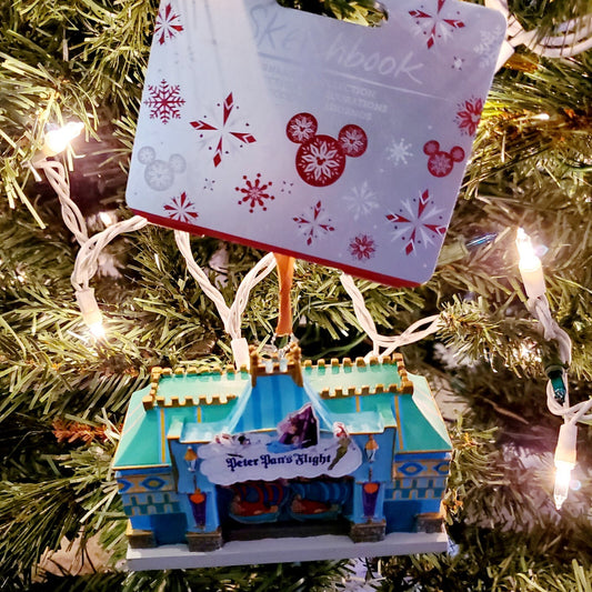 2022 Disney Parks Peter Pan’s Flight Attraction Hook Pan Christmas Ornament New