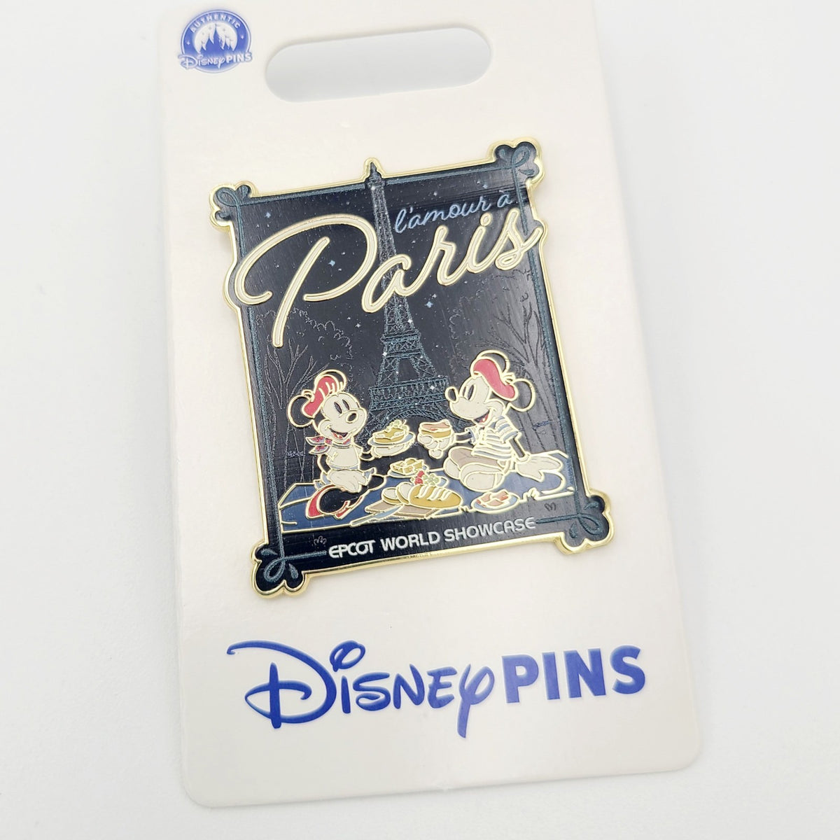 2026 Disney Parks Epcot World Showcase Pin France Mickey & Minnie Paris Tower