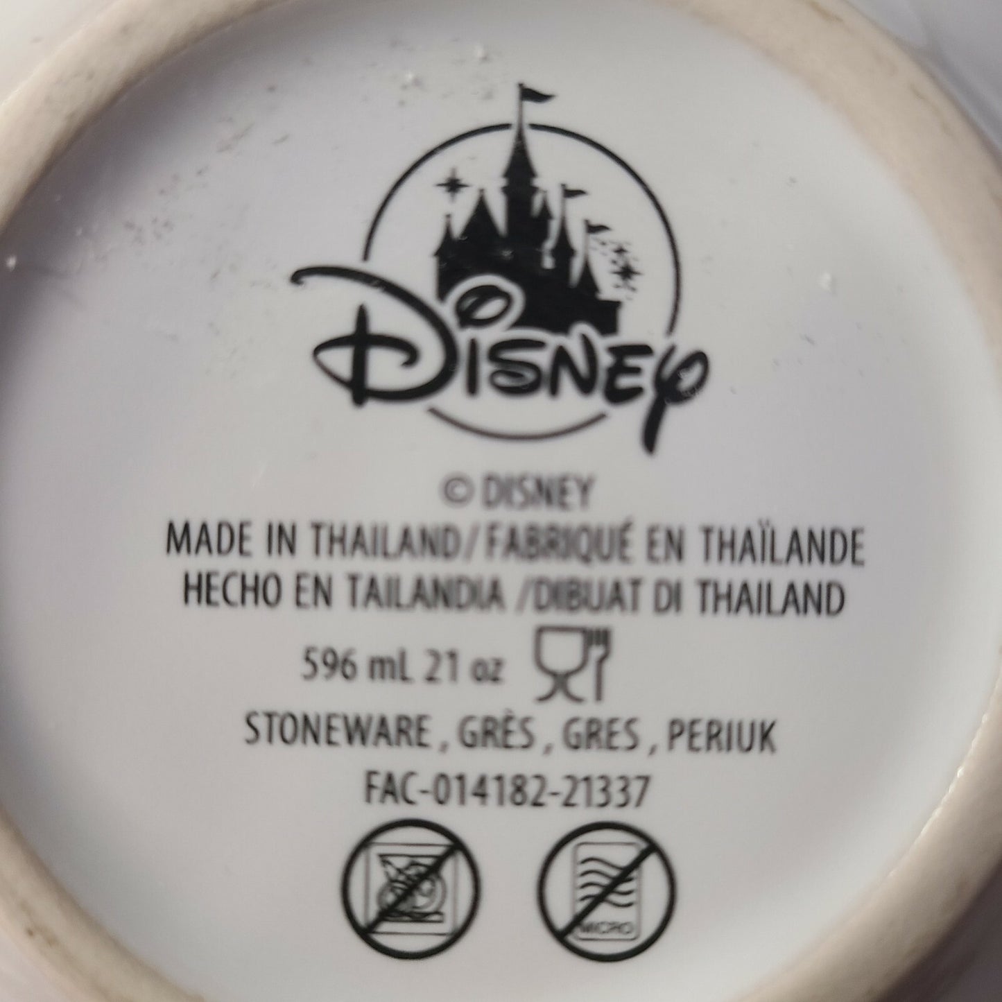 2021 Walt Disney World 50th Anniversary Cinderella Castle Iridescent Coffee Mug