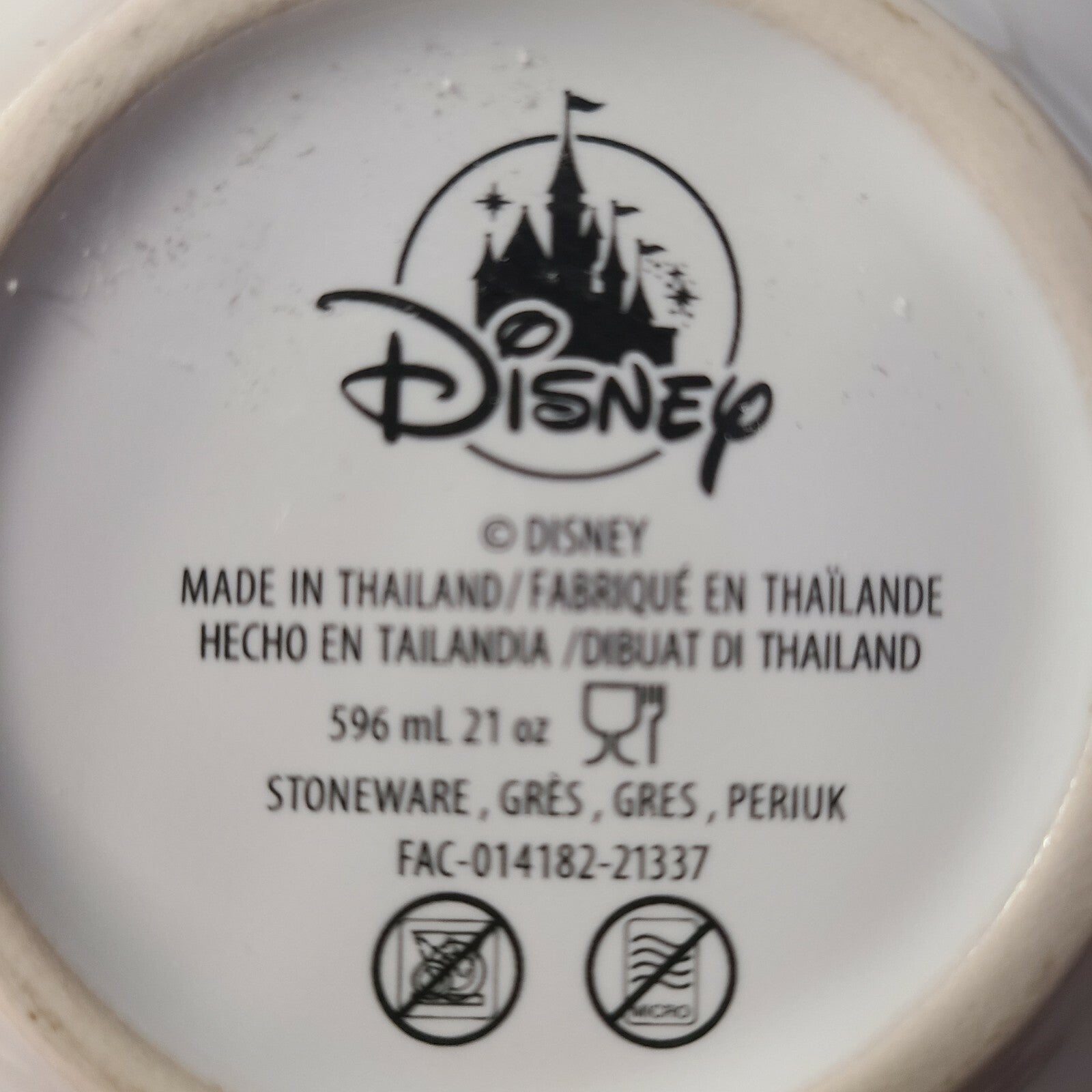 2021 Walt Disney World 50th Anniversary Cinderella Castle Iridescent Coffee Mug