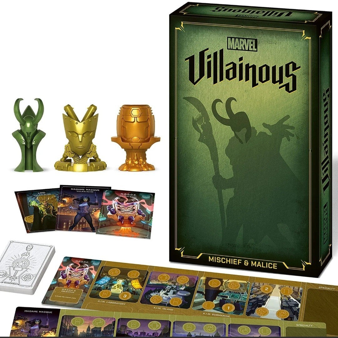 Ravensburger Marvel Villainous: Mischief & Malice Strategy Board Game Ages 10+