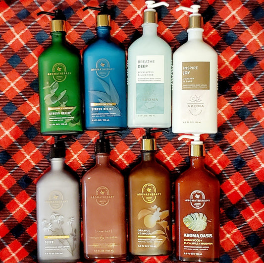 YOU CHOOSE Bath & Body Works BBW Moisturizing Aromatherapy Lotion Stress Relief