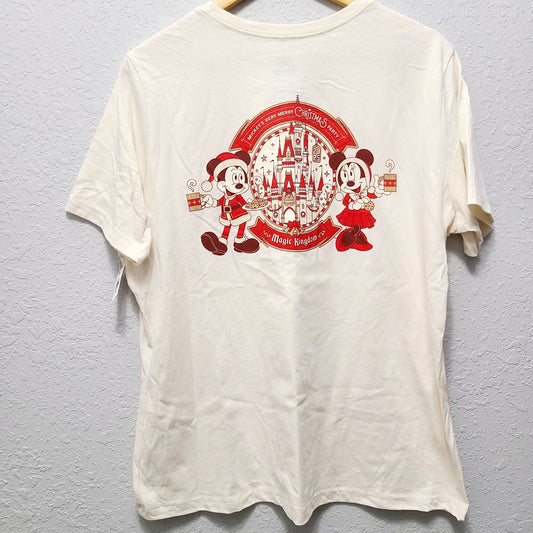 LARGE 2025 Disney Park Minnie Mickey's Very Merry Christmas Party T-Shirt Castle
