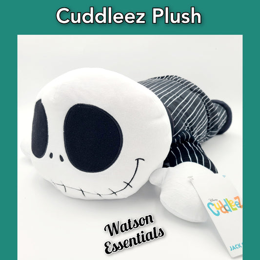 Disney Parks Cuddleez Jack Skellington NBC Nightmare Soft Squish Plush 23"- NEW