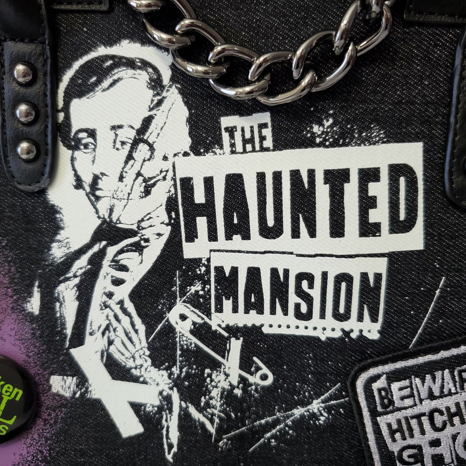 NEW Walt Disney World Park Loungefly Haunted Mansion Satchel Purse Crossbody Bag