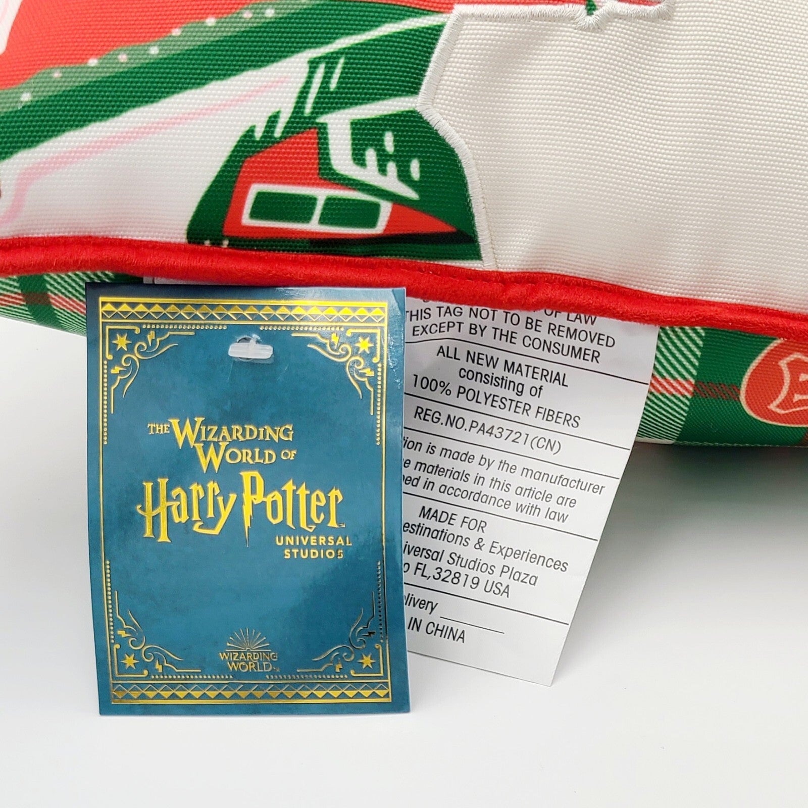 2024 Universal Studios Wizarding World Harry Potter Hogsmeade Christmas Pillow