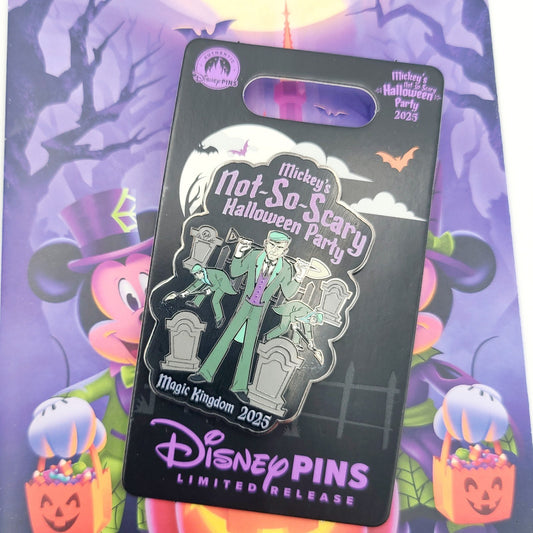 Disney Parks Grave Diggers Haunted Mansion Not So Scary Halloween Party Pin 2025