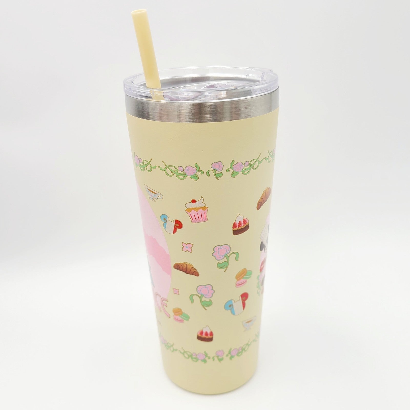 2025 Disney Parks Epcot World Showcase France Minnie Patisseries Pink Tumbler