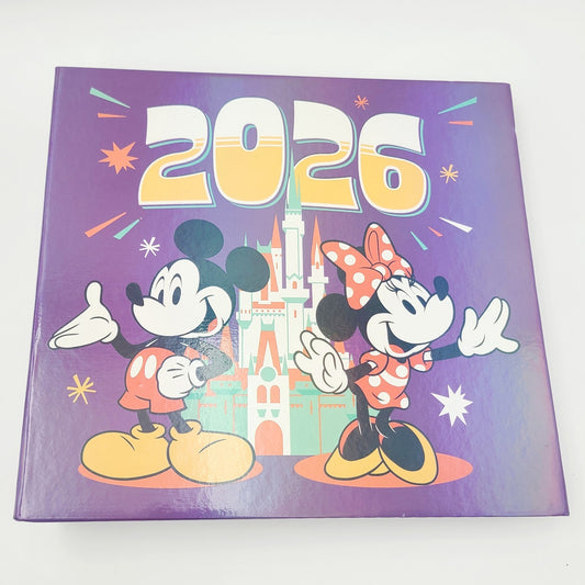 2026 Walt Disney World Mickey Mouse & Minnie Castle 4 Parks Photo Album Picture