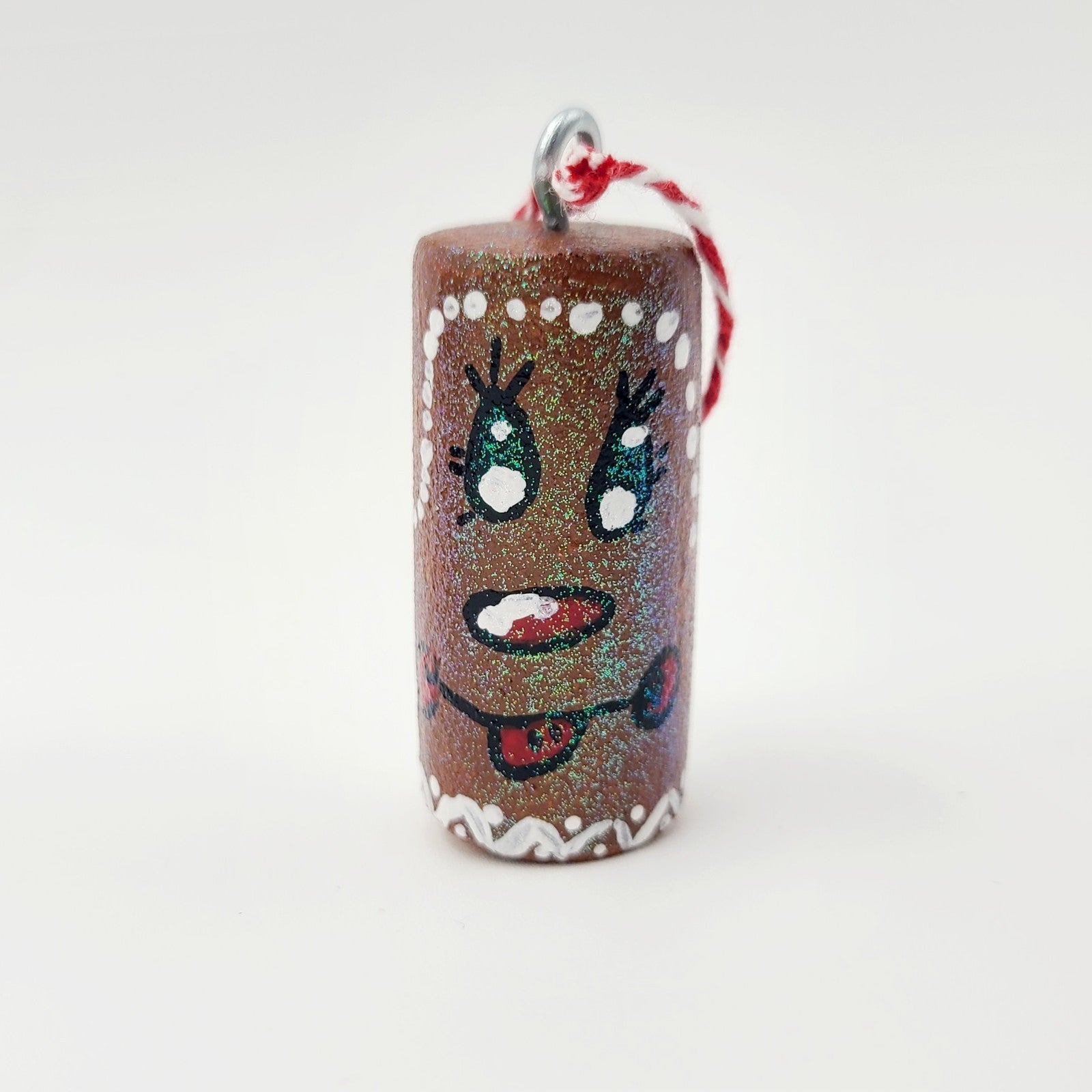HANDMADE Cork Christmas Tree Ornament Santa Grinch Soldier Penguin Gingerbread