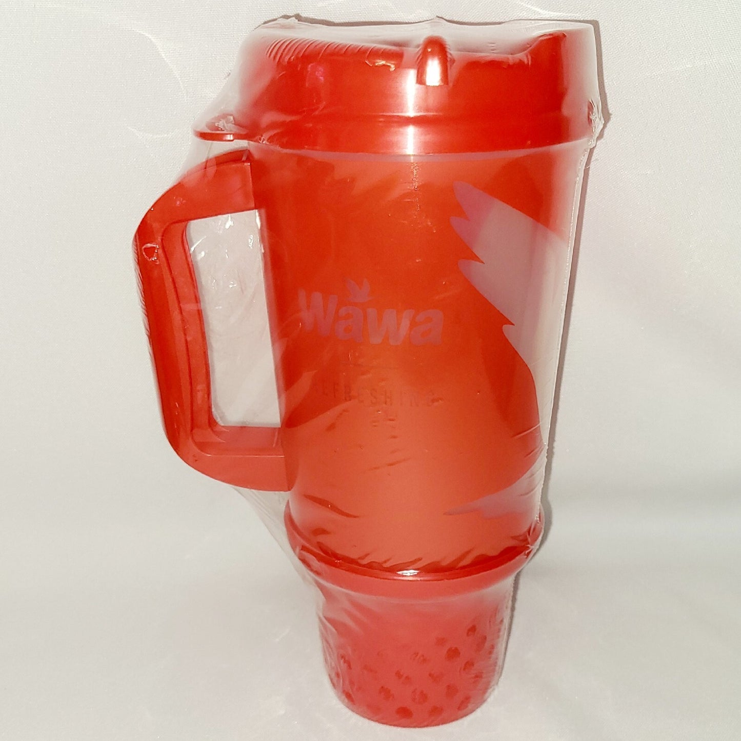 WAWA Official Travel Tumbler With Lid 32 oz Cold Drinks Cup Red Mug w/ Goose NEW