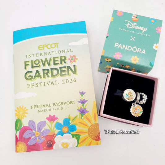 Pandora Set + Floral 2026 Disney Park Epcot Flower Garden Fest Orange Bird Spike