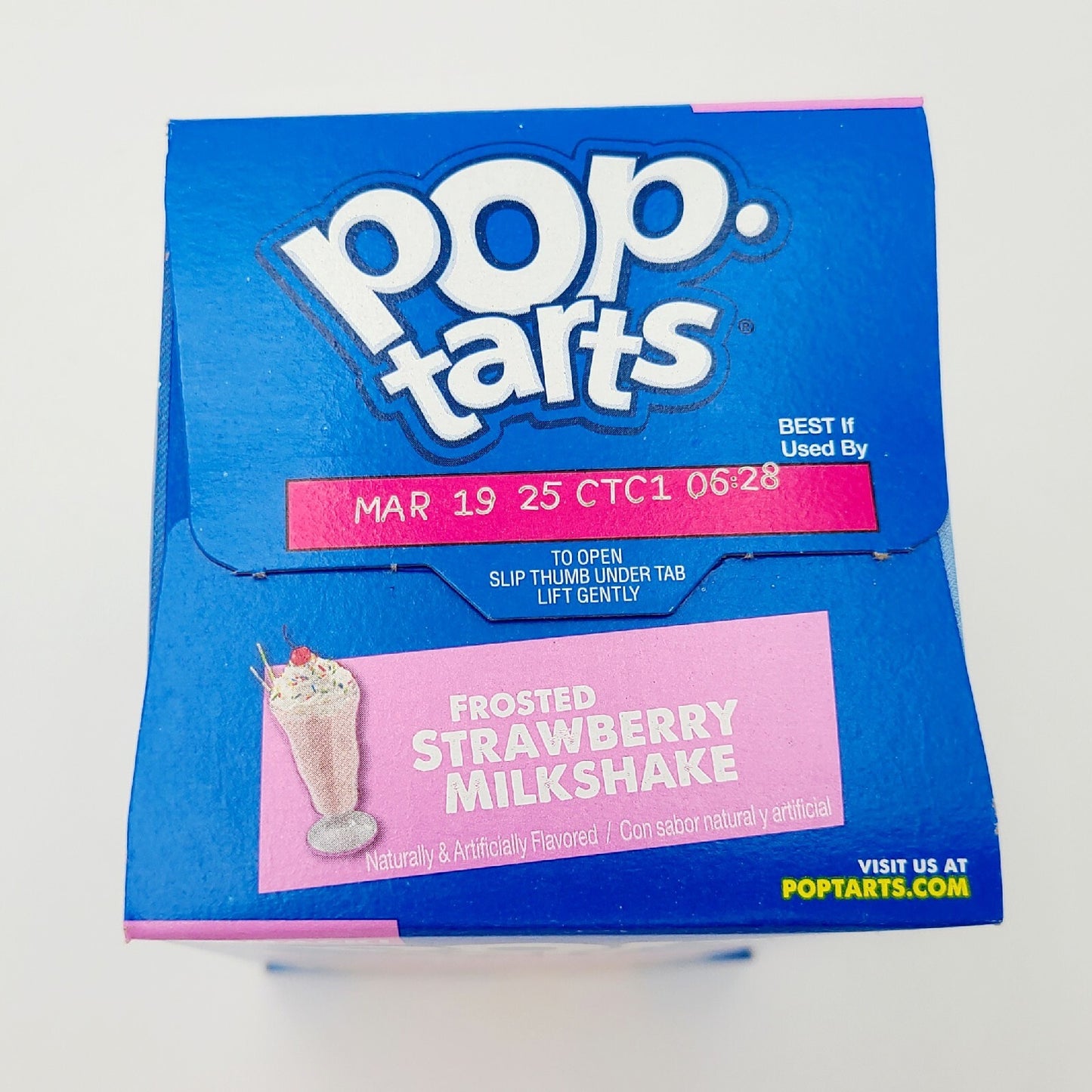 *2 Boxes* Kelloggs Frosted Strawberry Milkshake Pop Tarts 16 Toaster Pastries