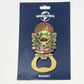NEW Universal Studios Mardi Gras 2025 King Gator Bottle Opener Magnet Orlando