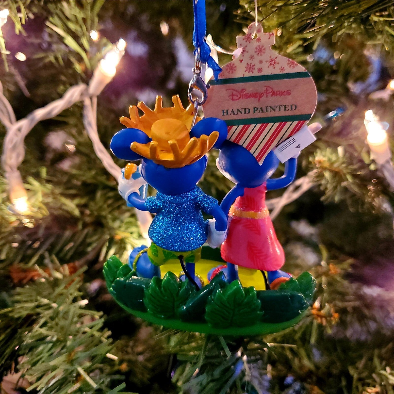 2022 Disney Parks Caribbean Beach Resort Mickey Mouse Miniature Ornament New