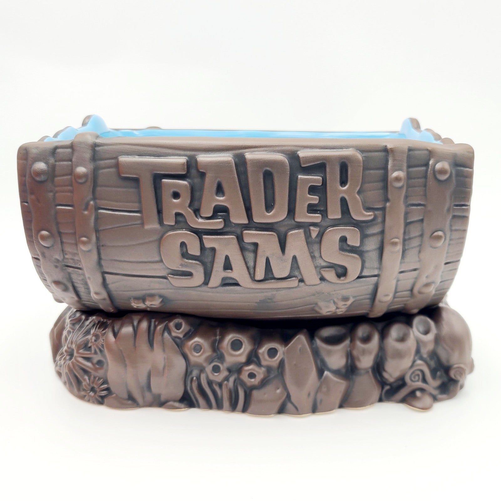 *Chip & Dip Bowl Set* Disney World Parks Polynesian Resort Trader Sam’s Barrel