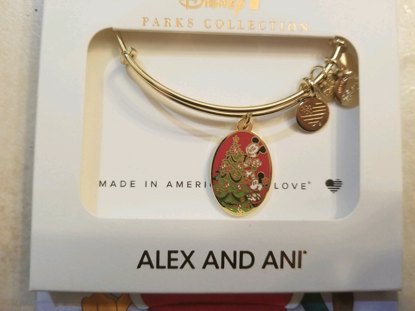Disney Parks 2019 Mickey's Very Merry Christmas Party Alex & Ani Bangle MVMCP